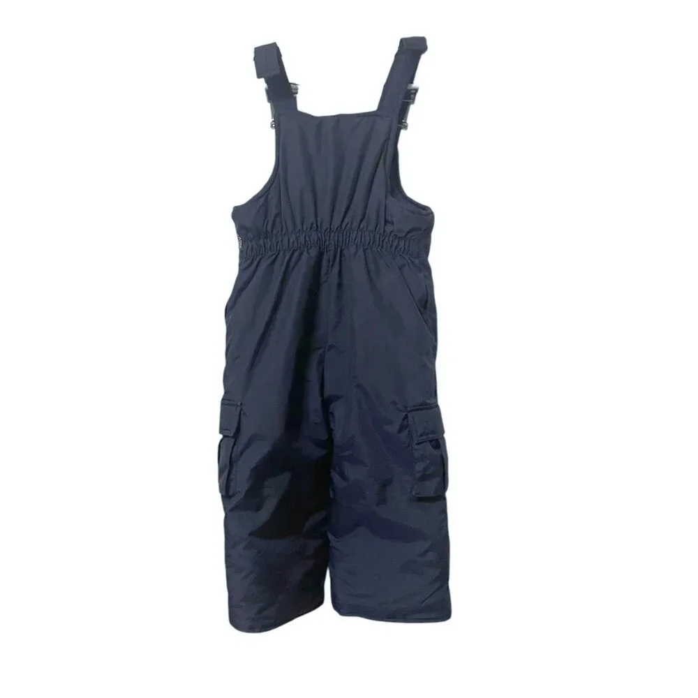 OshKosh B'gosh Unisex Snow Bibs Snowpants Navy Blue Size 3T